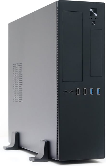 Micro-ATX / Mini-iTX Slimline Tower Desktop Behuizing - 2x USB3.0 / 2x USB2.0 - 400W TFX