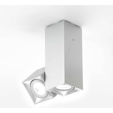 Milan Iluminación Milan Dau spot plafondlamp 2-lamps alu