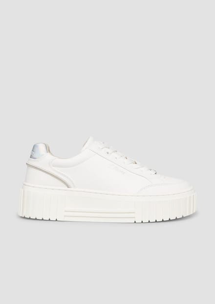 s.Oliver - female - Trainers met plateauzool en leo-detail