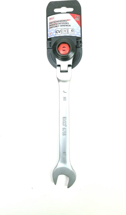 BGS ratelsleutel buigbaar SW 18 mm - 6718