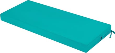 Thickened Outdoor Bench Cushion - Comfortable Foam Seat Pad, Waterproof and 120 x 40cm in Sky Blue