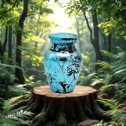 Mini urn Turquoise Galaxy 13204