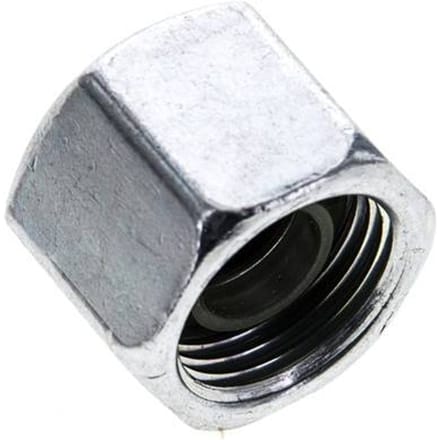10 S M18x1.5 End Cap Stalen NBR