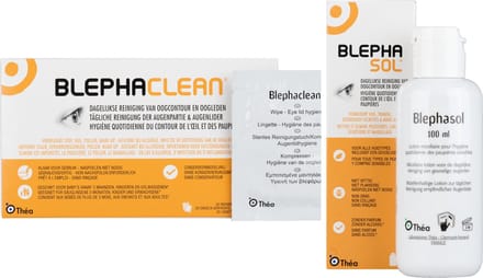 Oogzorgset 4 (1x BlephaClean + 1x BlephaSol)