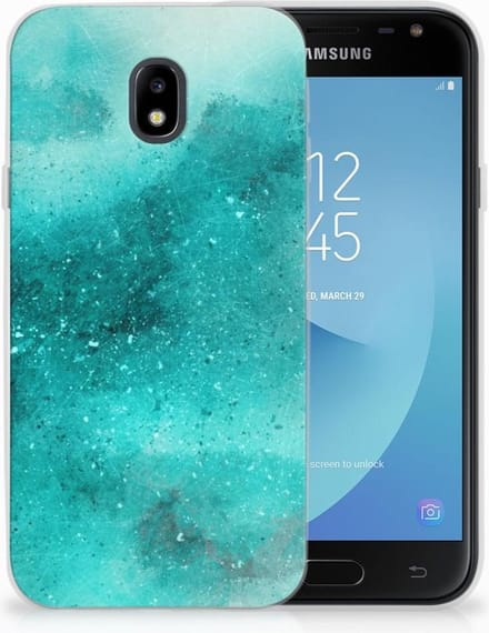 Hoesje maken Samsung Galaxy J3 2017 Painting Blue