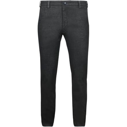 Meyer Broek Bonn Active Jersey Look Flat-Front Chino Donker Blauw / male