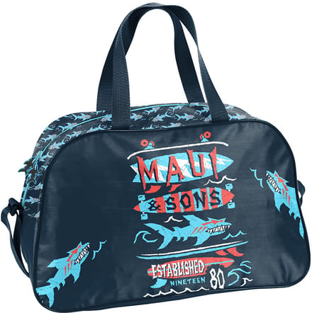 Maui & Sons Haai - Schoudertas - 40 cm - Blauw