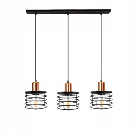 Moderne hanglamp VIKI 60-12 LED - Zwart metaal, E27