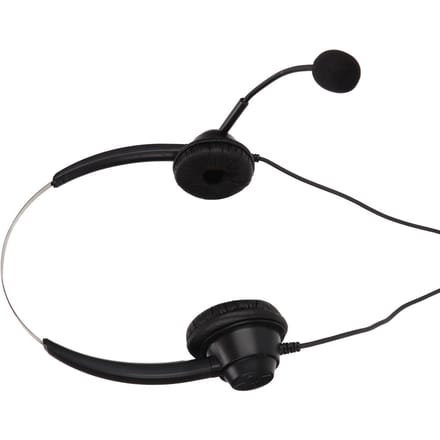 H360DPC Casque d'appel Centre d'appels Sur l'oreille Casque d'ordinateur avec micro pour bureau à domicile Service client