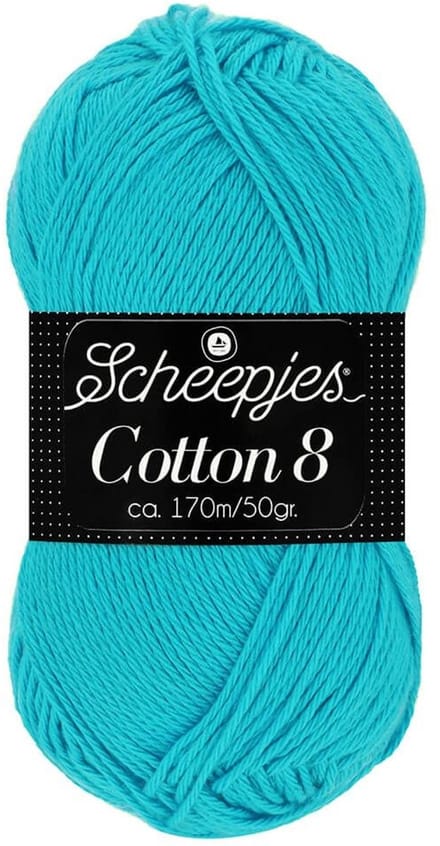 Scheepjes Cotton 8 50g - 712 Blauw