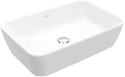 Villeroy & Boch Architectura - Opzetwastafel, 60x41 cm, met overloop, CeramicPlus, alpine wit 5A2760R1
