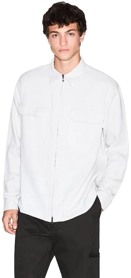 Armani Exchange Xm001140_af16611 Overshirt Wit M Man