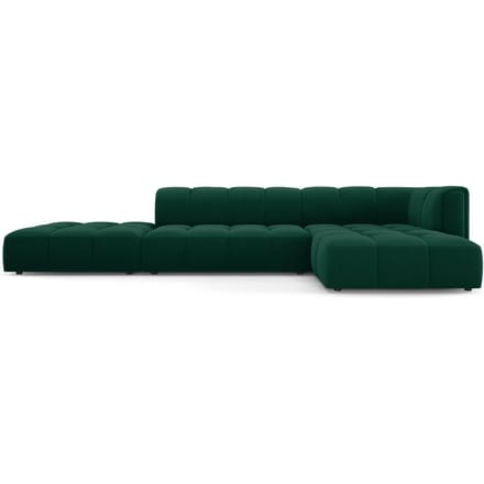 Hoekbank Francesca velvet rechts 5-zits | Milo Casa