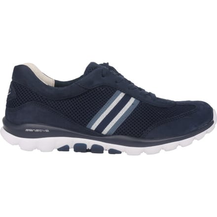 Gabor rollingsoft sensitive 66.966.16 - dames rollende wandelsneaker - Blauw - maat 38 (EU) 5 (UK)
