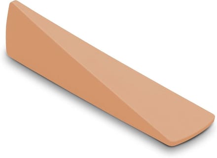 Deurstopper - Deurwig - Voorkom dichtslaan - Vloermontage - TPR materiaal - Perzik