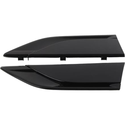 2 Stuks Auto Zijluchtrooster Sierlijst voor Land Rover Discovery 5 2017-2018 black