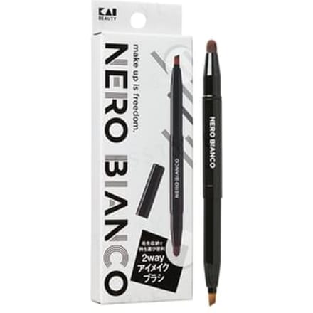 KAI - NERO BIANCO 2 Way Eye Makeup Brush 1 pc