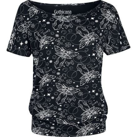 Gothicana by EMP - Gothic T-shirt - M - voor Vrouwen - zwart