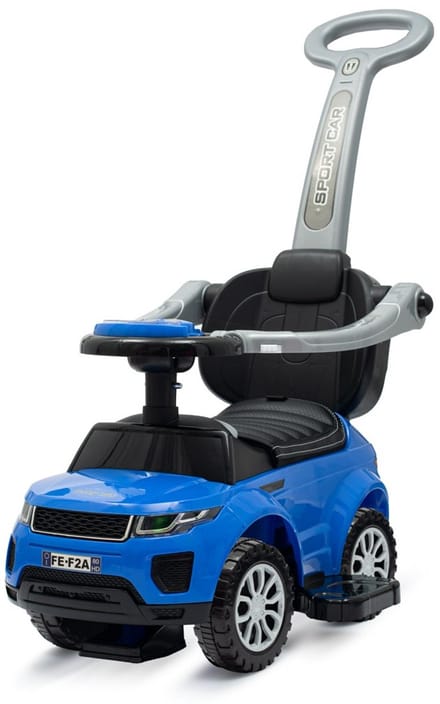Baby Mix 3-in-1 loopauto blauw 12-36 maanden - Duwwagen