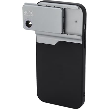 400x Microscoop Lens HD Klein Mini Telefoon Microscoop Lens voor IPhone 14 Pro Max voor Kinderen Volwassenen gray