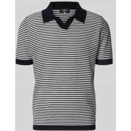 regular fit poloshirt met V-hals model 'RIANO'