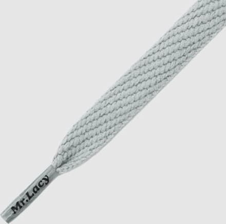 Schoenveters Mr. Lacy Flatties licht grijs 130 cm