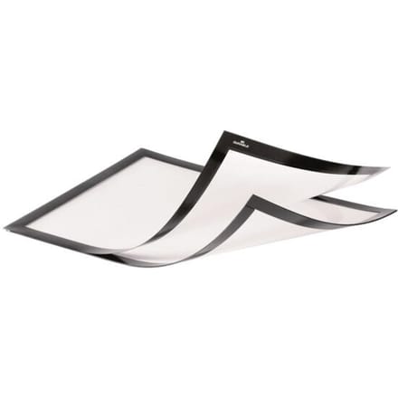 Duraframe Durable 498501 magnetisch Plus A4 zwart 2 stuks