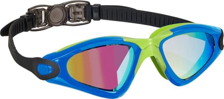 BECO zwembril Calais mirror -blauw