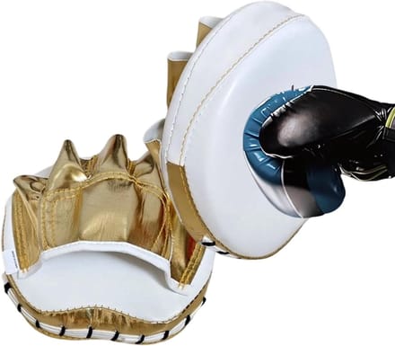 Boks Trainingspads - Trapdoel Pads Kickboksen - Vechtsport Training - Ergonomisch Gebogen Structuur - 17 x 16 x 9 cm