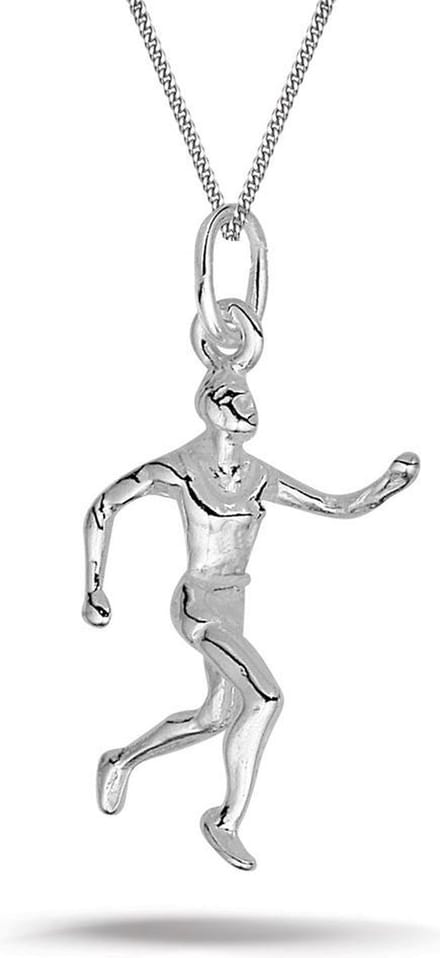 Montebello Ketting Runner - 925 Zilver - Sport - 13x25mm - 45cm