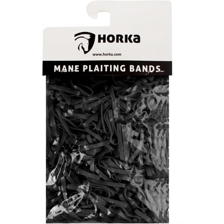 Horka - Invlecht Elastiekjes - Zwart