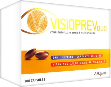VISUfarma Visioprev Duo 180 Capsules