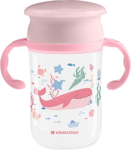 Kikkaboo Diepzee 360 Drinkbeker - 300ml - Roze