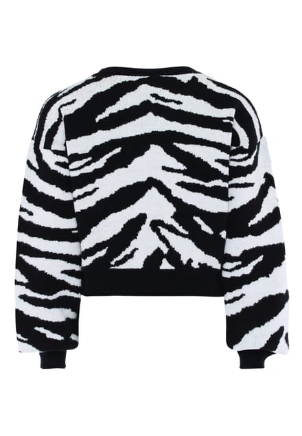 Mymo Jumper Dames zwart en wit