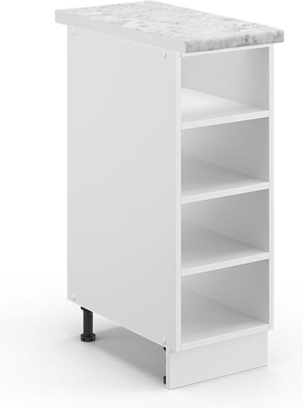 Vicco Fame-Line Keukenrek – 30 cm, WB Marmer Wit
