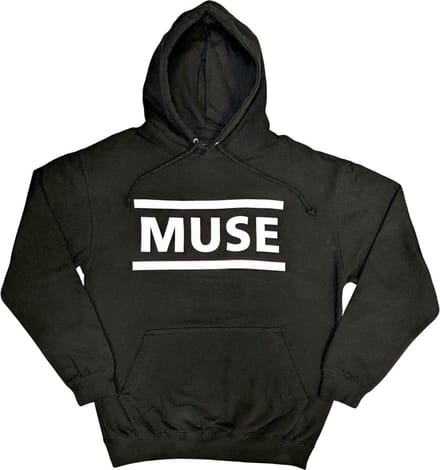 Muse - White Logo Hoodie/trui - XL - Zwart