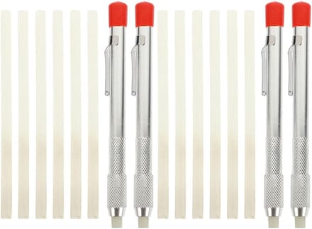 Speksteen Pen Set - Markeer Stiften - Materiaal Markeren - Gestructureerde Grip - 2 Sets - Zoals Afgebeeld