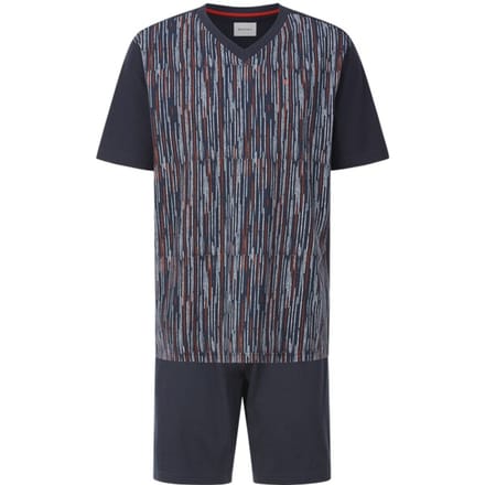 Babista herren Korte Pyjama - 56/58 - donkerblauw - Plus Size