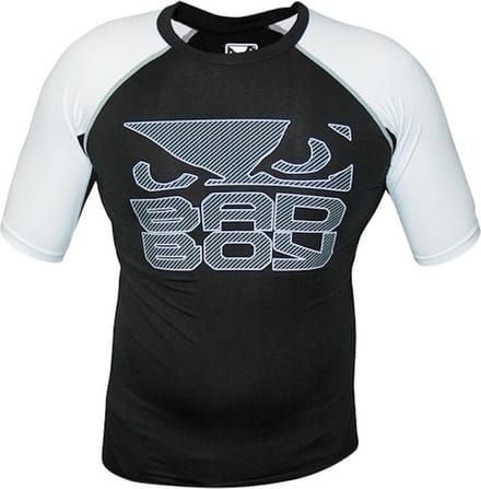 Bad Boy Engage Rash Guard S / S Zwart Wit - S