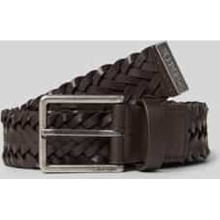 Riem van nappaleer in gevlochten look
