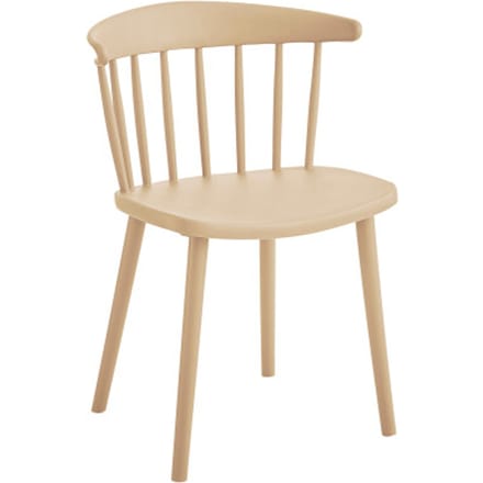 Leitmotiv - Stoel Viejo - Grijs - 57x44x75 cm