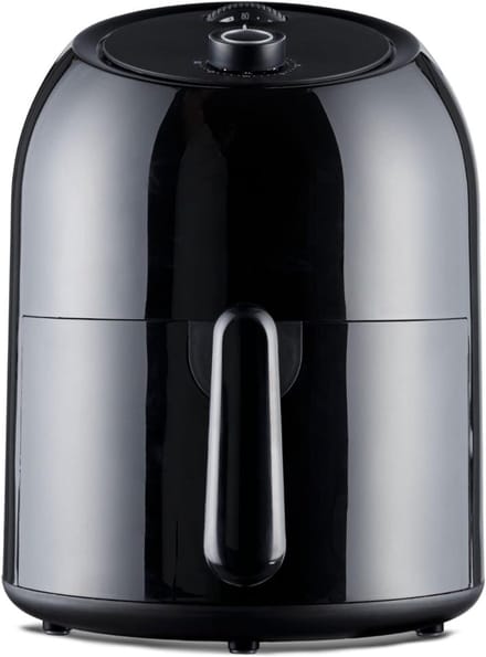 RVV® Mini Airfryer - Airfryermand - Heteluchtfriteuse - Zwart 28cm x 29cm x 37cm