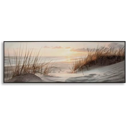 Schilderij On Canvas Beach Laquared With Frame -a 152×4×52 cm