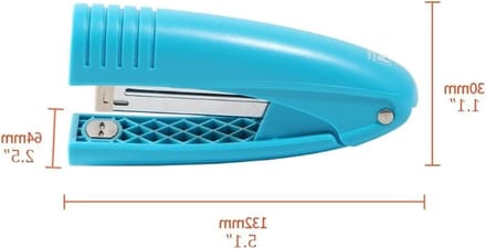 Nietmachine - Mini nietmachine - Papier binden - Arbeidsbesparend ontwerp - 25 vel - Blauw