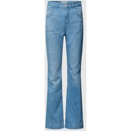 Bootcut fit jeans met wol