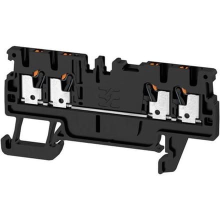Weidmüller 2534260000 Doorgangsklem 3.5 mm Spanveer Zwart 100 stuk(s)