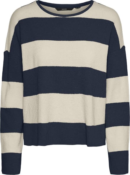 VERO MODA - VMWANDA LS O-NECK PULLOVER BOO - Dames - Gebreide truien