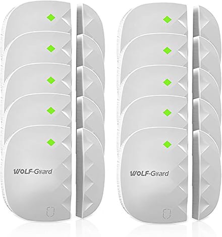Draadloze Deur Raam Alarm - Contact Sensor Set - Huis Beveiliging - 80 Meter Bereik - 10 Stuks - Wit