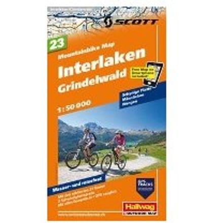 Mtb-Karte 23 Interlaken, Grindelwald 1 : 50 000