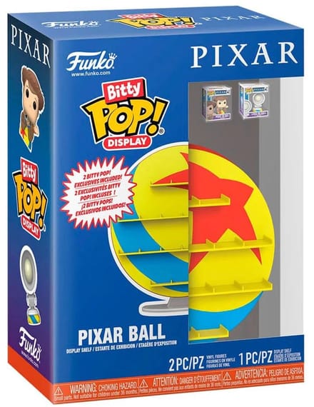 Funko Pixar Bitty POP! Display met 2 Vinyl Figuur Pixar Ball POP! Figuur - 2cm